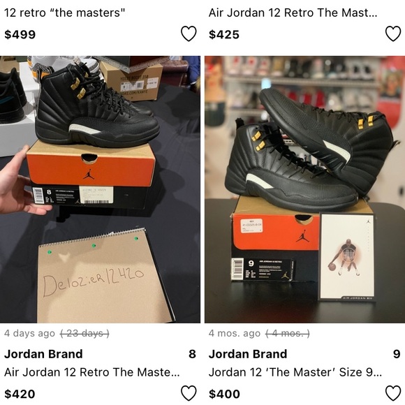 Jordan 12 “The Masters” - Picture 9 of 9